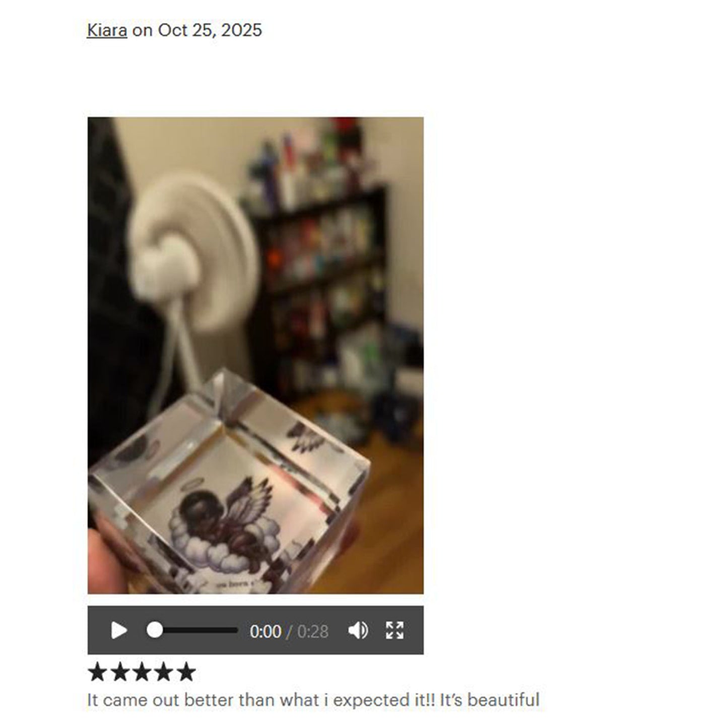 Rotating Crystal Cube — A Personalized Keepsake for Every Special Moment